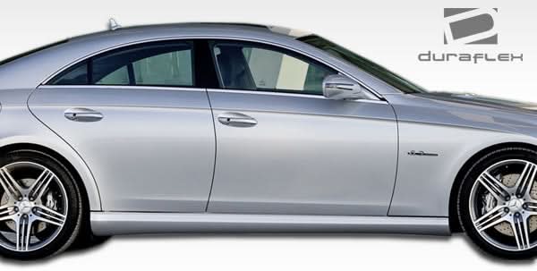 2006-2011 Mercedes CLS AMG Look Side Skirts - 2 Piece - FRP