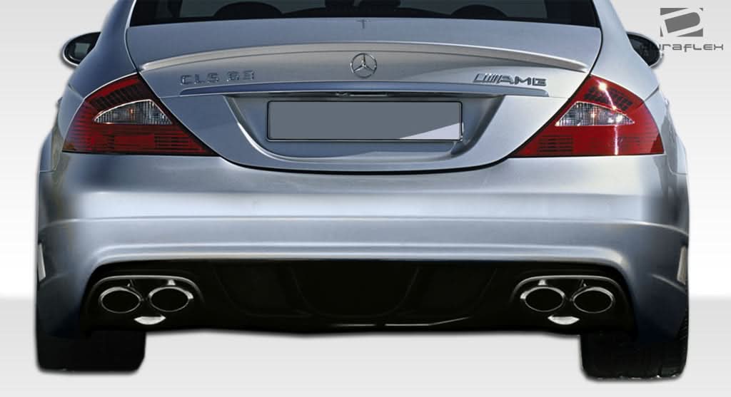 2006-2011 Mercedes CLS W-1 Style Rear Bumper Cover - FRP
