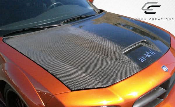 2006-2010 Dodge Charger SRT Look Hood - Carbon Fiber