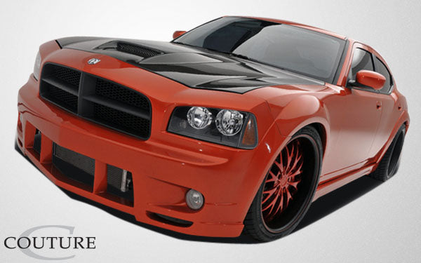 2006-2010 Dodge Charger Couture Polyurethane Luxe Wide Body Front Fender Flares - 2 Piece