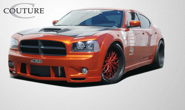 2006-2010 Dodge Charger Couture Polyurethane Luxe Wide Body Front Fender Flares - 2 Piece