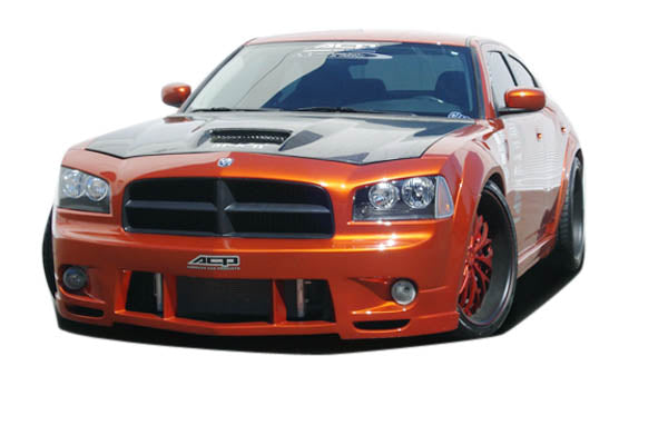 2006-2010 Dodge Charger Luxe Style Wide Body Front Bumper - Polyurethane