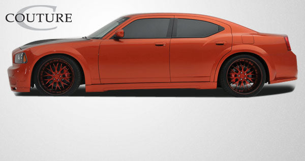 2006-2010 Dodge Charger Couture Polyurethane Luxe Wide Body Rear Fender Flares - 2 Piece