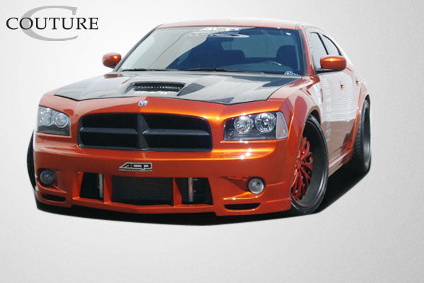 2006-2010 Dodge Charger Couture Polyurethane Luxe Wide Body Side Skirts Rocker Panels - 2 Piece