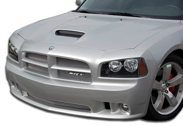 2006-2010 Dodge Charger SRT Look Hood - 1 Piece - FRP