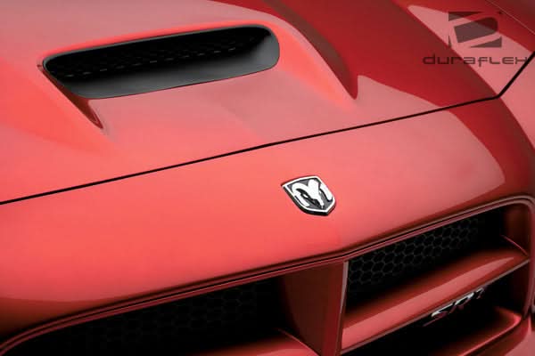 2006-2010 Dodge Charger SRT Look Hood - 1 Piece - FRP
