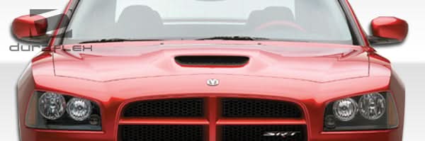 2006-2010 Dodge Charger SRT Look Hood - 1 Piece - FRP