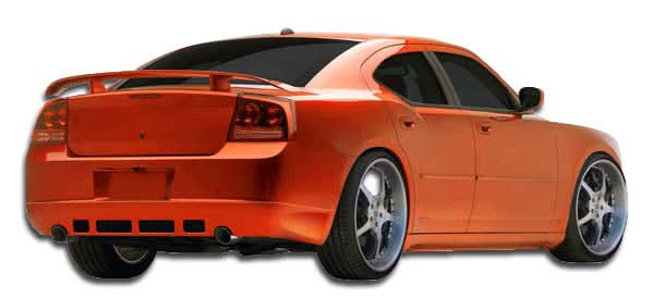 2006-2010 Dodge Charger VIP Style Rear Lip Under Spoiler - FRP