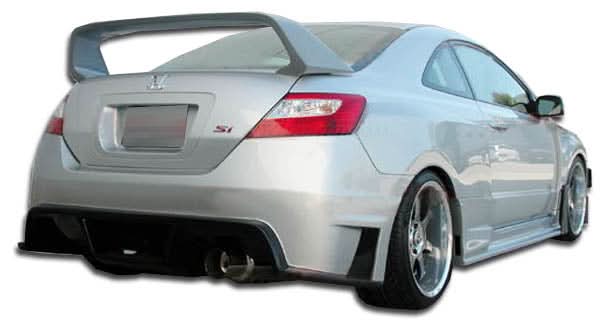 2006-2011 Honda Civic GT500 Style Wide Body Rear Bumper Cover - FRP