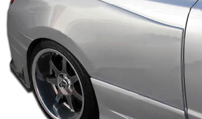 2006-2011 Honda Civic GT500 Style Wide Body Rear Fender Flares - FRP