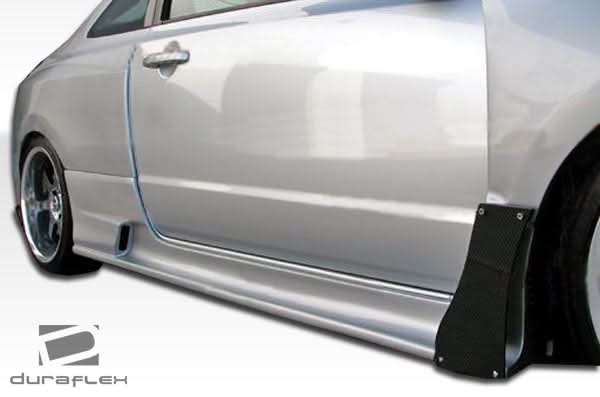 2006-2011 Honda Civic GT500 Style Wide Body Rear Fender Flares - FRP