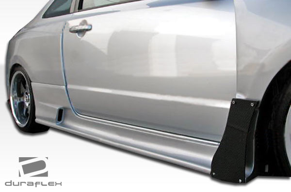 2006-2011 Honda Civic 2DR GT500 Style Wide Body Kit 8 Piece - FRP