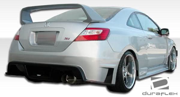 2006-2011 Honda Civic GT500 Style Wide Body Rear Fender Flares - FRP