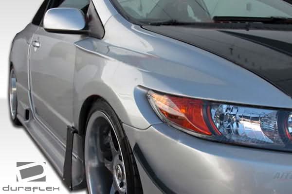 2006-2011 Honda Civic 2DR GT500 Style Wide Body Kit 8 Piece - FRP