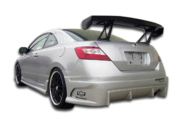 2006-2011 Honda Civic 2DR Raven Style Rear Bumper Cover - FRP