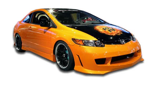 2006-2011 Honda Civic 2DR Type M Style Body Kit - 4 Piece - FRP
