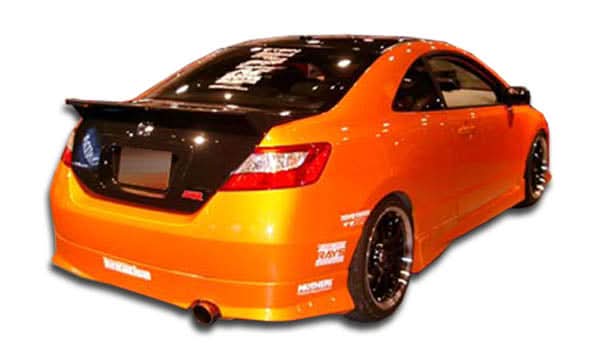 2006-2011 Honda Civic 2DR Type M Style Rear Lip Spoiler - FRP
