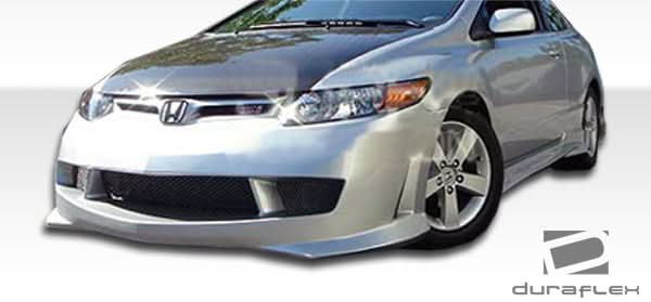 2006-2011 Honda Civic Type M Style Side Skirts - 2 Piece - FRP