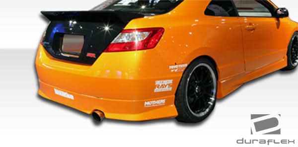2006-2011 Honda Civic Type M Style Side Skirts - 2 Piece - FRP