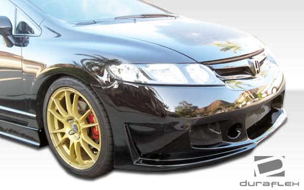2006-2011 Honda Civic 4DR B-2 Style Front Bumper Cover - FRP