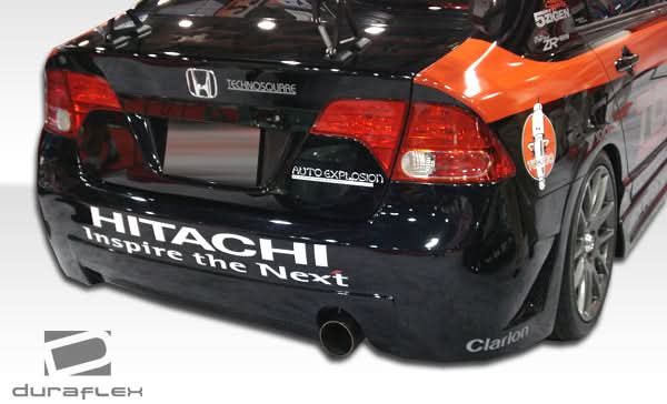 2006-2011 Honda Civic 4DR B-2 Style Body Kit - 4 Piece - FRP