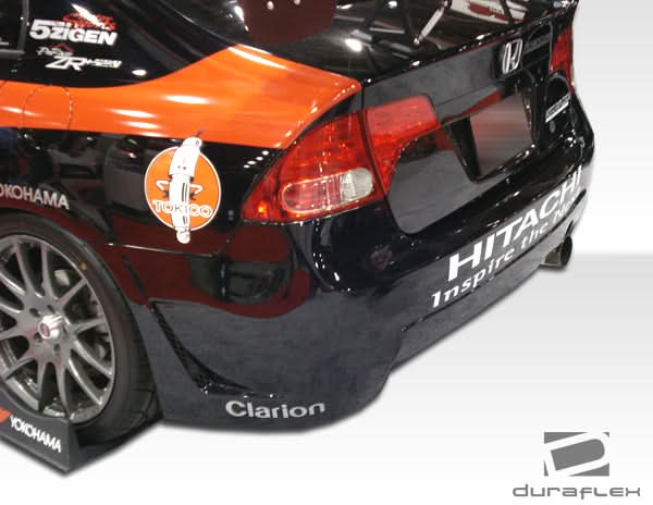 2006-2011 Honda Civic 4DR Maddox Style Body Kit - 4 Piece FRP