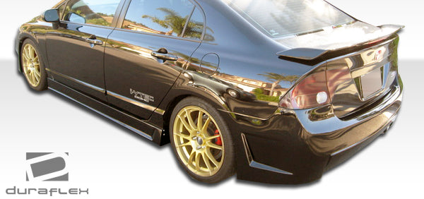 2006-2011 Honda Civic 4DR Renzo Style Body Kit - 4 Piece - FRP