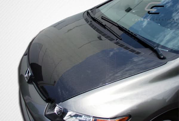 2006-2011 Honda Civic 4DR OEM Look Hood - Carbon Fiber