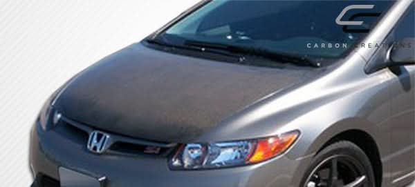 2006-2011 Honda Civic 4DR OEM Look Hood - Carbon Fiber