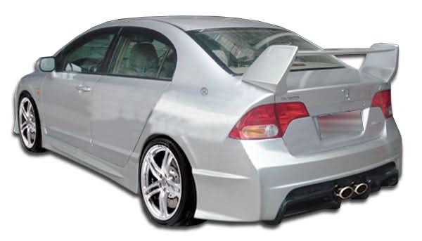 2006-2011 Honda Civic 4DR R-Spec Style Side Skirts - 2 Piece