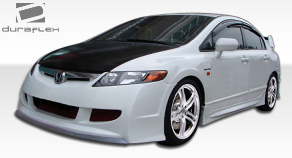 2006-2011 Honda Civic 4DR Duraflex R-Spec Side Skirts Rocker Panels - 2 Piece