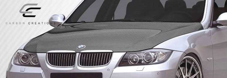 2006-2008 BMW 3 Series E90 OEM Look Hood - Carbon Fiber