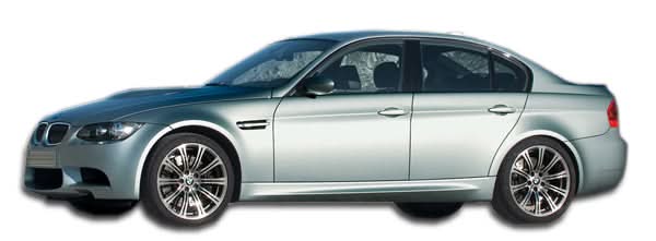 2006-2011 BMW 3 Series E90 M3 Look Side Skirts - 2 Piece - FRP