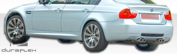 2006-2011 BMW 3 Series E90 M3 Look Side Skirts - 2 Piece - FRP