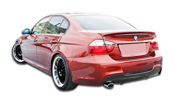 2006-2011 BMW 3 Series E90 M-Tech Style Rear Bumper Cover - FRP