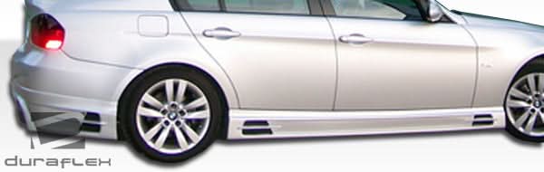 2006-2011 BMW 3 Series E90 R-1 Style Side Skirts - 2 Piece FRP