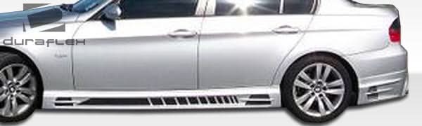 2006-2011 BMW 3 Series E90 R-1 Style Side Skirts - 2 Piece FRP