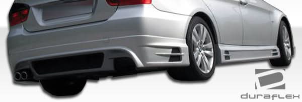 2006-2011 BMW 3 Series E90 R-1 Style Side Skirts - 2 Piece FRP