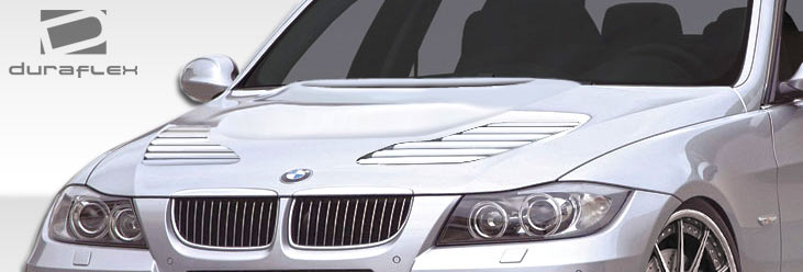 2006-2008 BMW 3 Series E90 GTR Look Hood - FRP