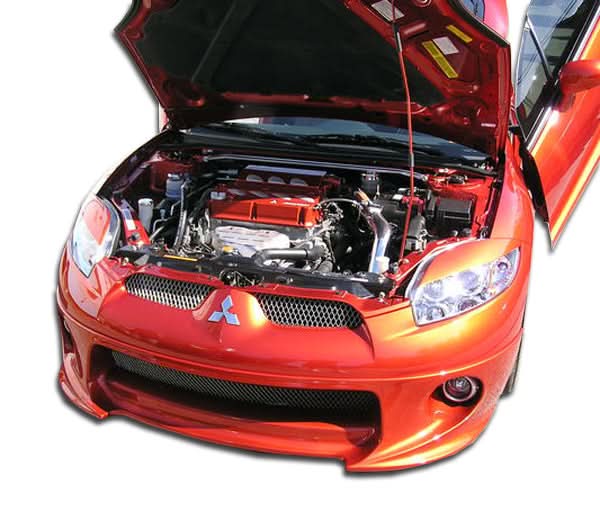 2006-2008 Mitsubishi Eclipse Racer Style Front Lip Spoiler - FRP
