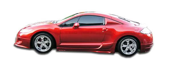 2006-2012 Mitsubishi Eclipse Racer Style Side Skirts - 2 Piece - FRP