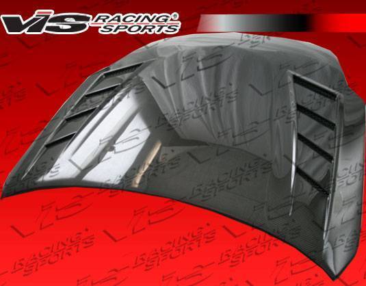 2007-2008 Nissan 350Z 2 doors TERMINATOR GT Style Carbon Fiber Black Hood