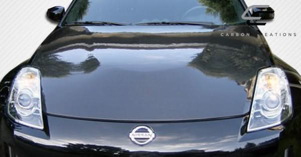 2007-2008 Nissan 350Z Dritech OEM Look Hood - Carbon Fiber