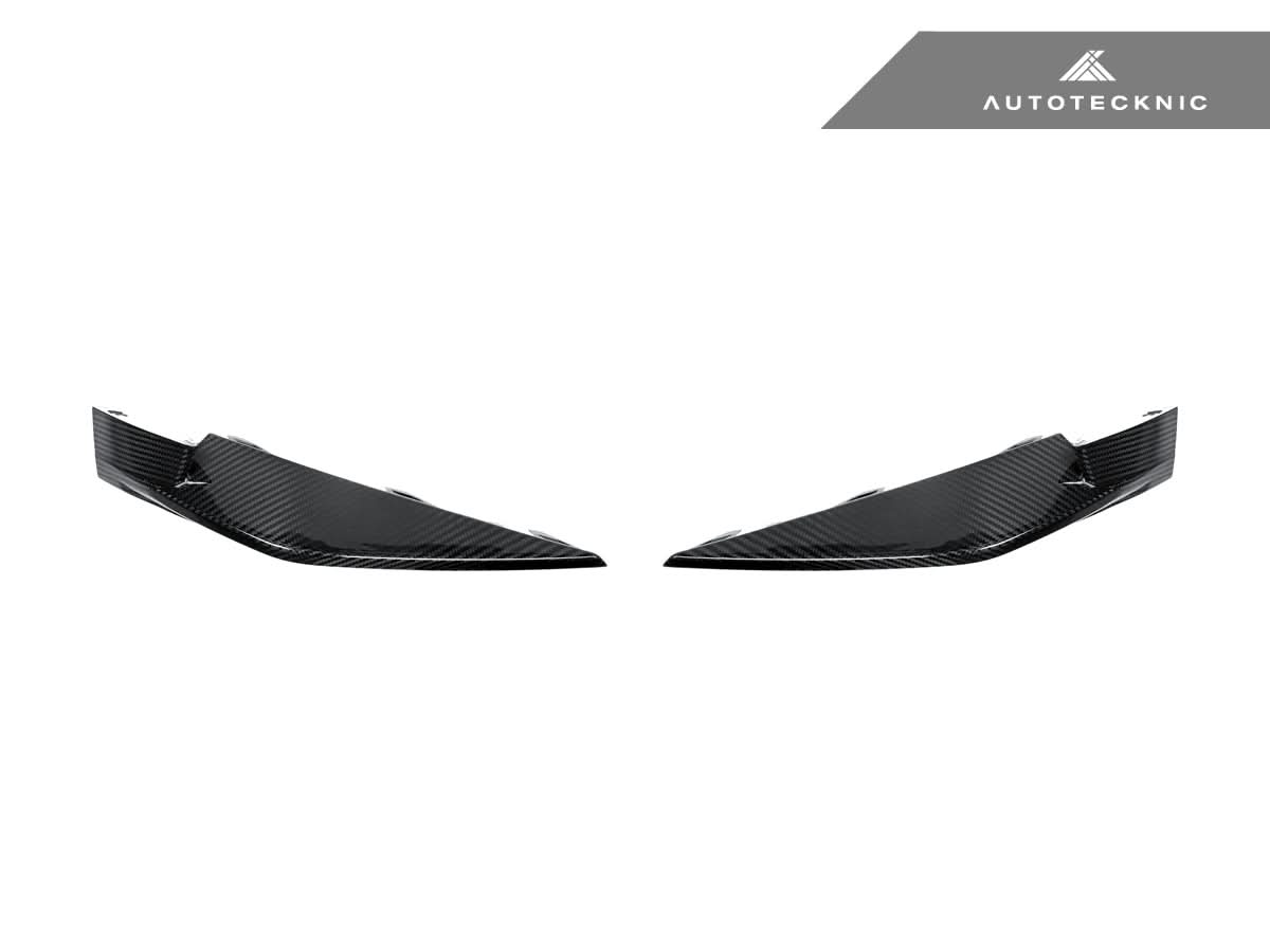 AutoTecknic Dry Carbon Front Aero Splitter Set - BMW G80 M3 | G82/ G83 M4