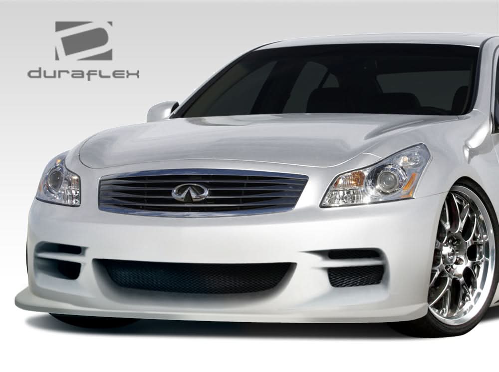 2007-2009 Infiniti G Sedan TS-1 Style Front Bumper Cover - FRP