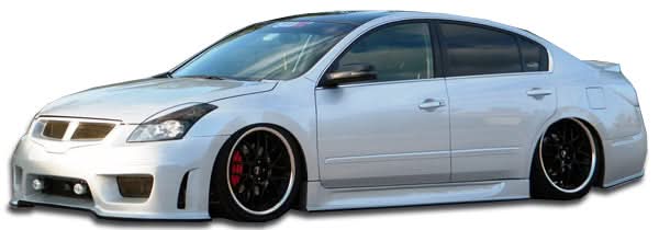 2007-2012 Nissan Altima Sigma Style Side Skirts - 2 Piece - FRP