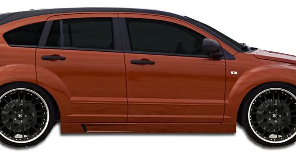 2007-2012 Dodge Caliber GT500 Style Side Skirts Rocker Panels - FRP