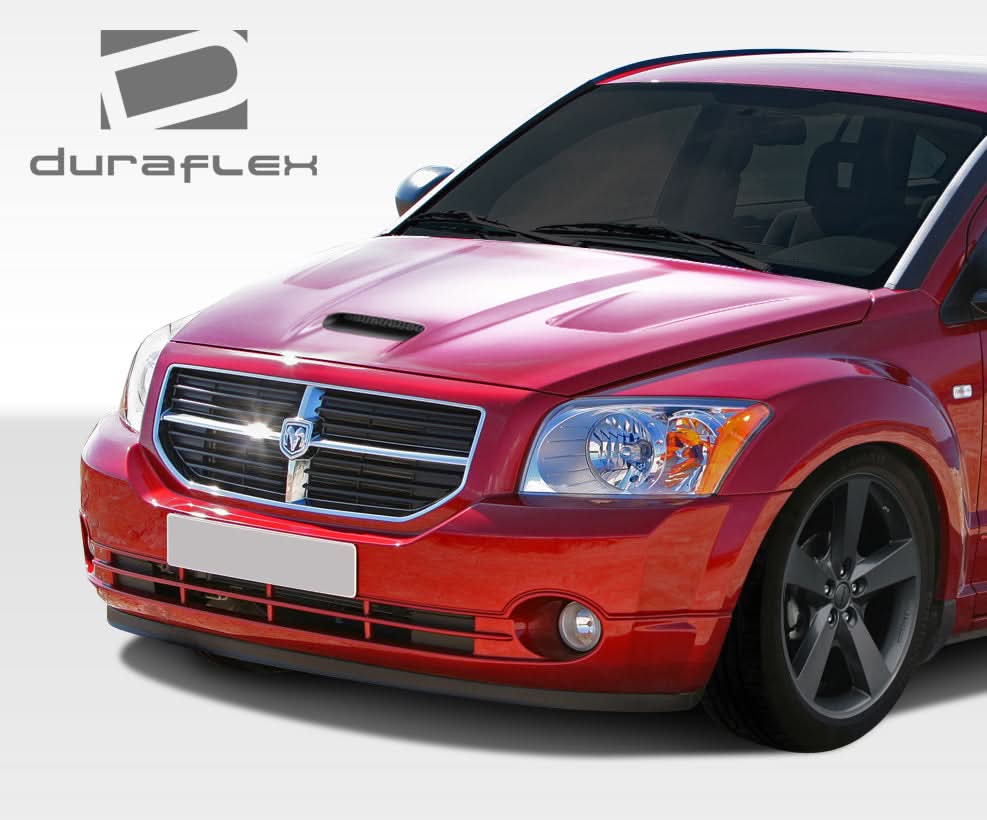 2007-2012 Dodge Caliber SRT Look Hood - 1 Piece - FRP