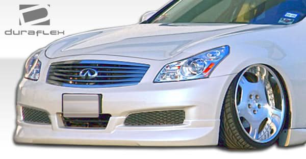 2007-2009 Infiniti G GT Spec Style Front Lip Under Spoiler - FRP