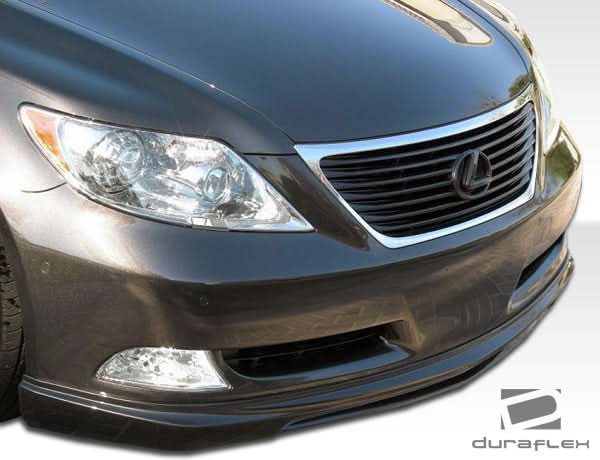 2007-2009 Lexus LS460 W-1 Style Front Lip Under Spoiler Air Dam - FRP